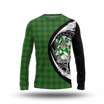Stokes Irish Clan Long Sleeve T-Shirt Celtic Circle Style Unisex - Tartan Vibes Clothing