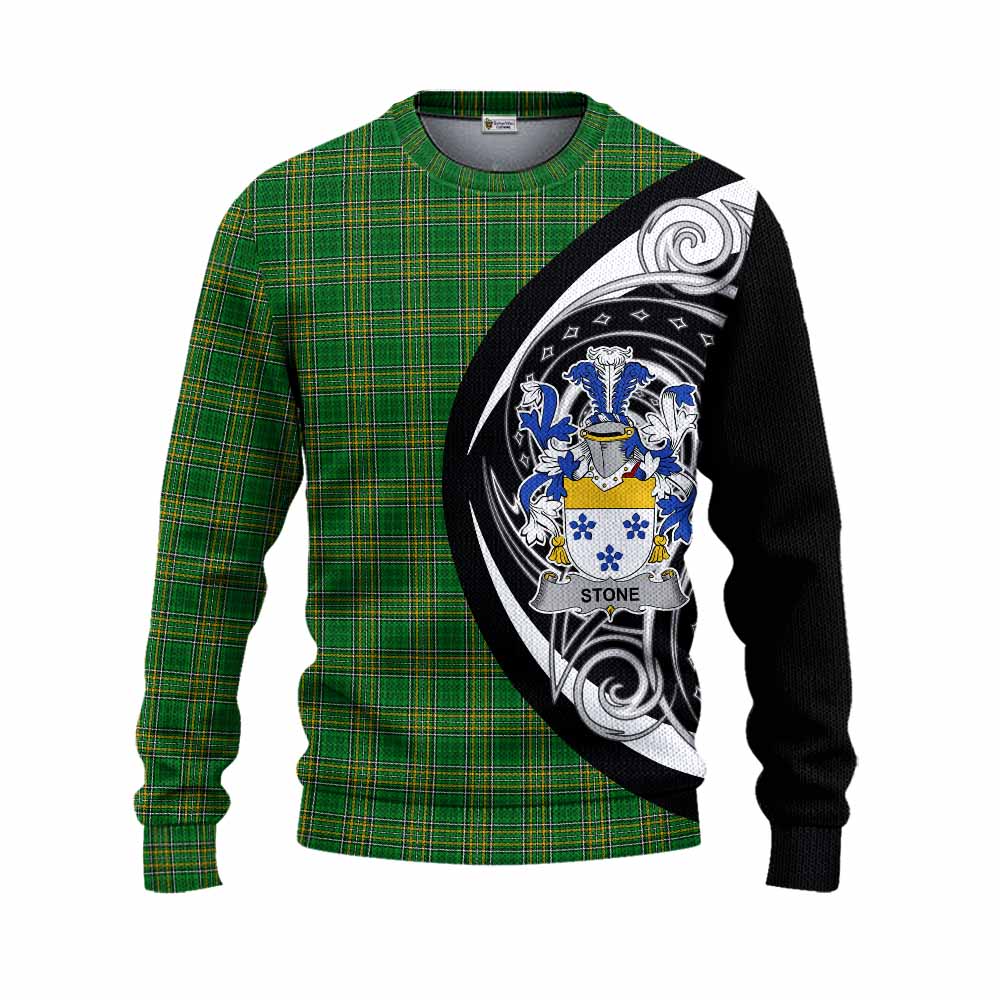 Stone Irish Clan Knitted Sweater Celtic Circle Style Unisex - Tartan Vibes Clothing
