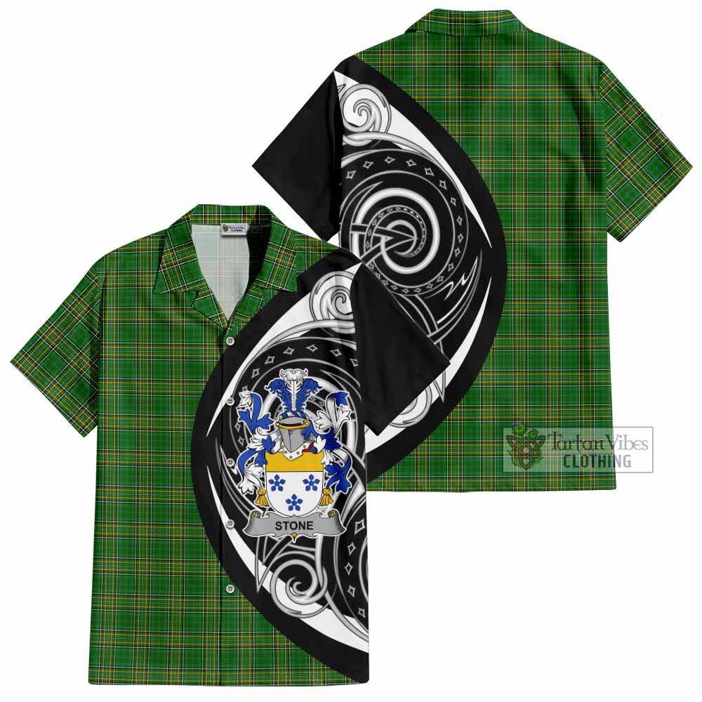 Stone Irish Clan Hawaiian Shirt Celtic Circle Style - Tartan Vibes Clothing