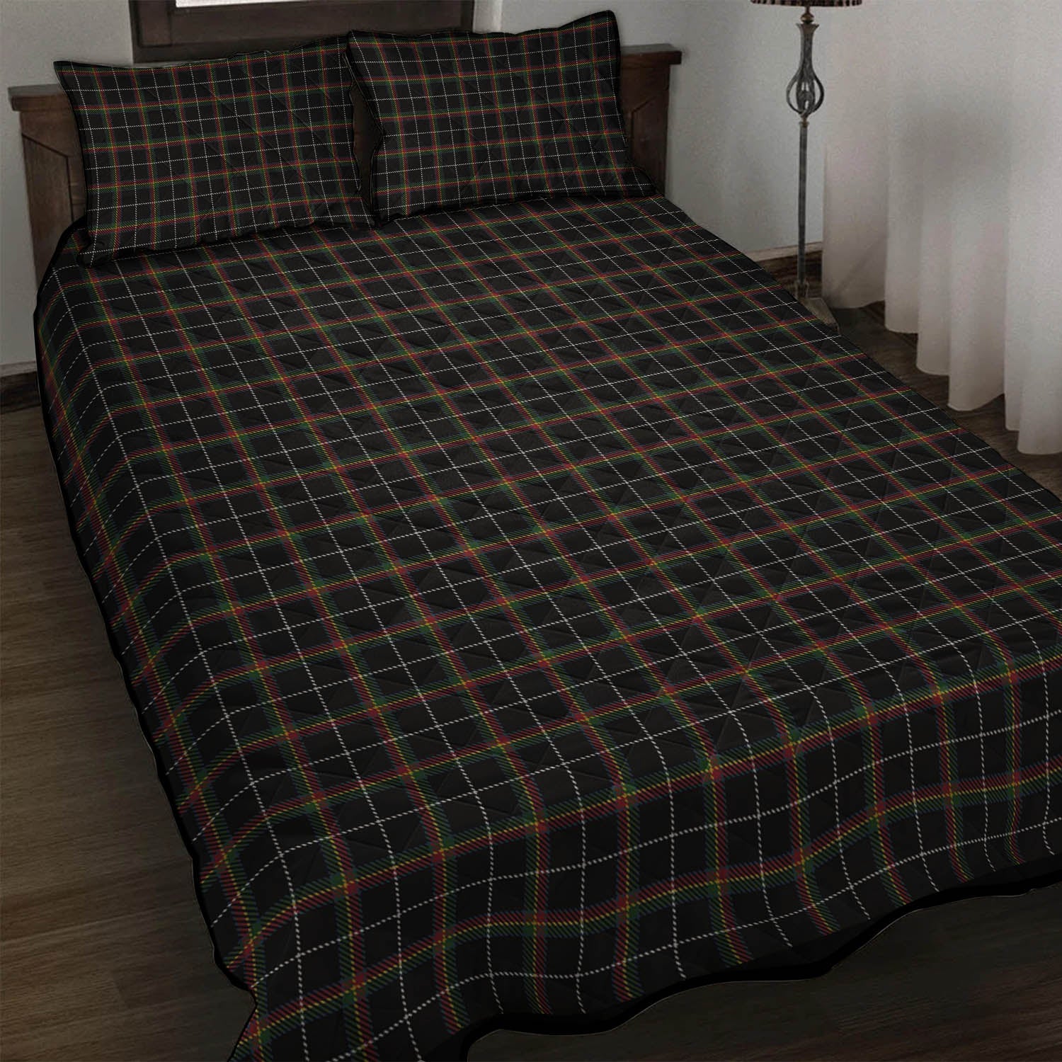 Stott Tartan Quilt Bed Set - Tartanvibesclothing Shop