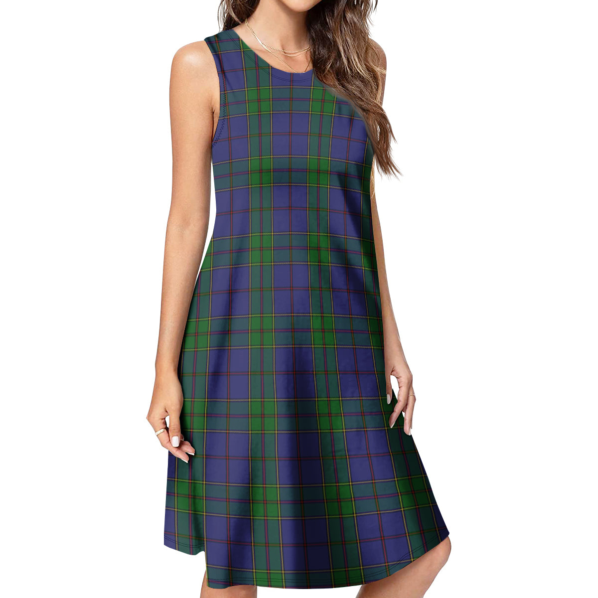 Strachan Tartan Womens Casual Dresses - Tartanvibesclothing