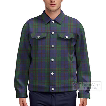 Strachan Tartan Unisex Lapel Cotton Jacket