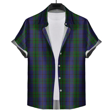 Strachan Tartan Short Sleeve Button Down Shirt