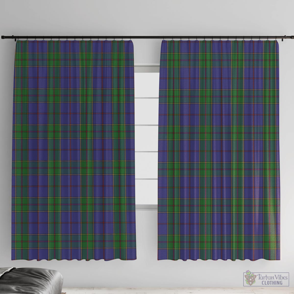 Strachan Tartan Window Curtain With Grommets - Tartan Vibes Clothing