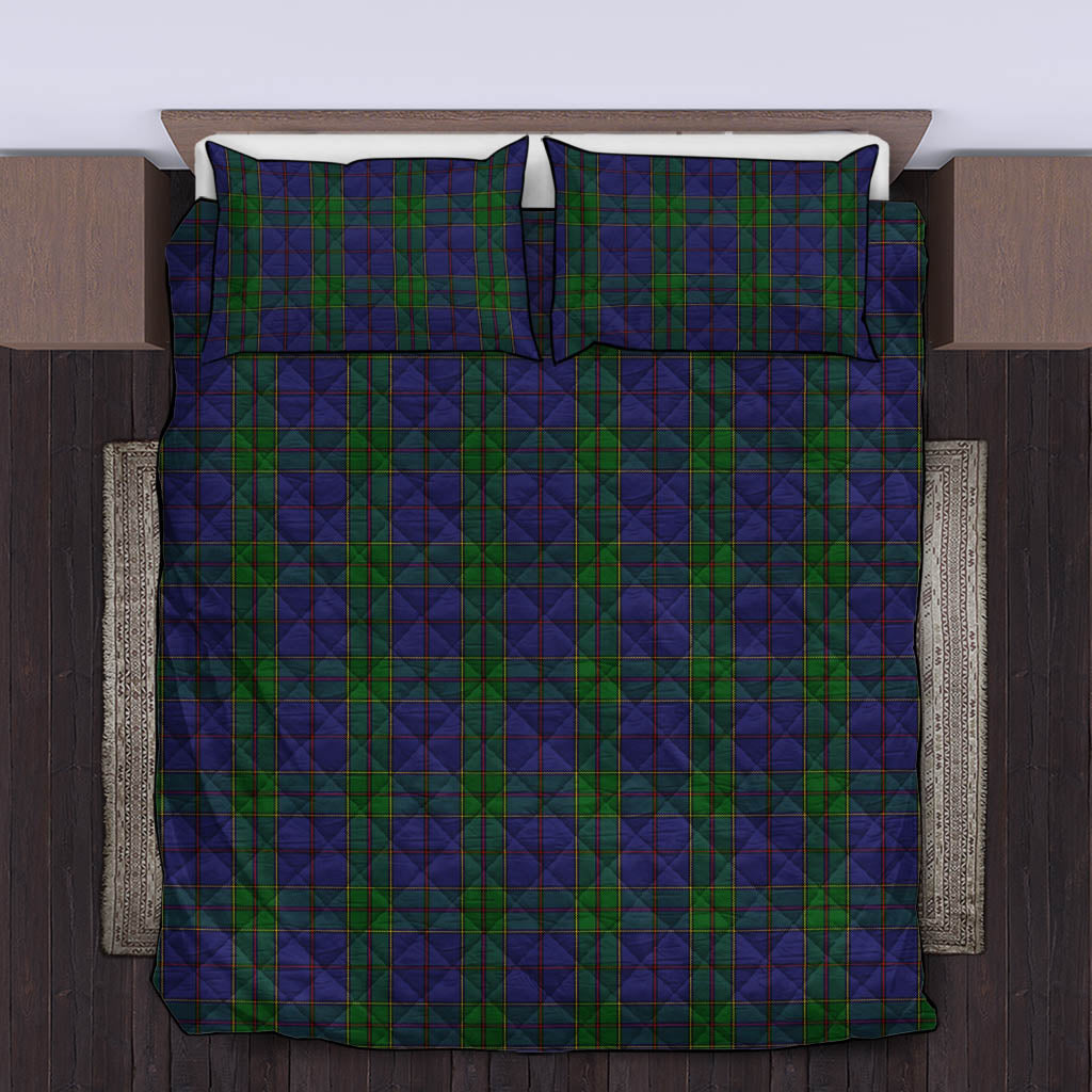 Strachan Tartan Quilt Bed Set King - Tartan Vibes Clothing