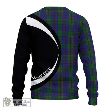 Strachan Tartan Ugly Sweater with Family Crest Circle Style