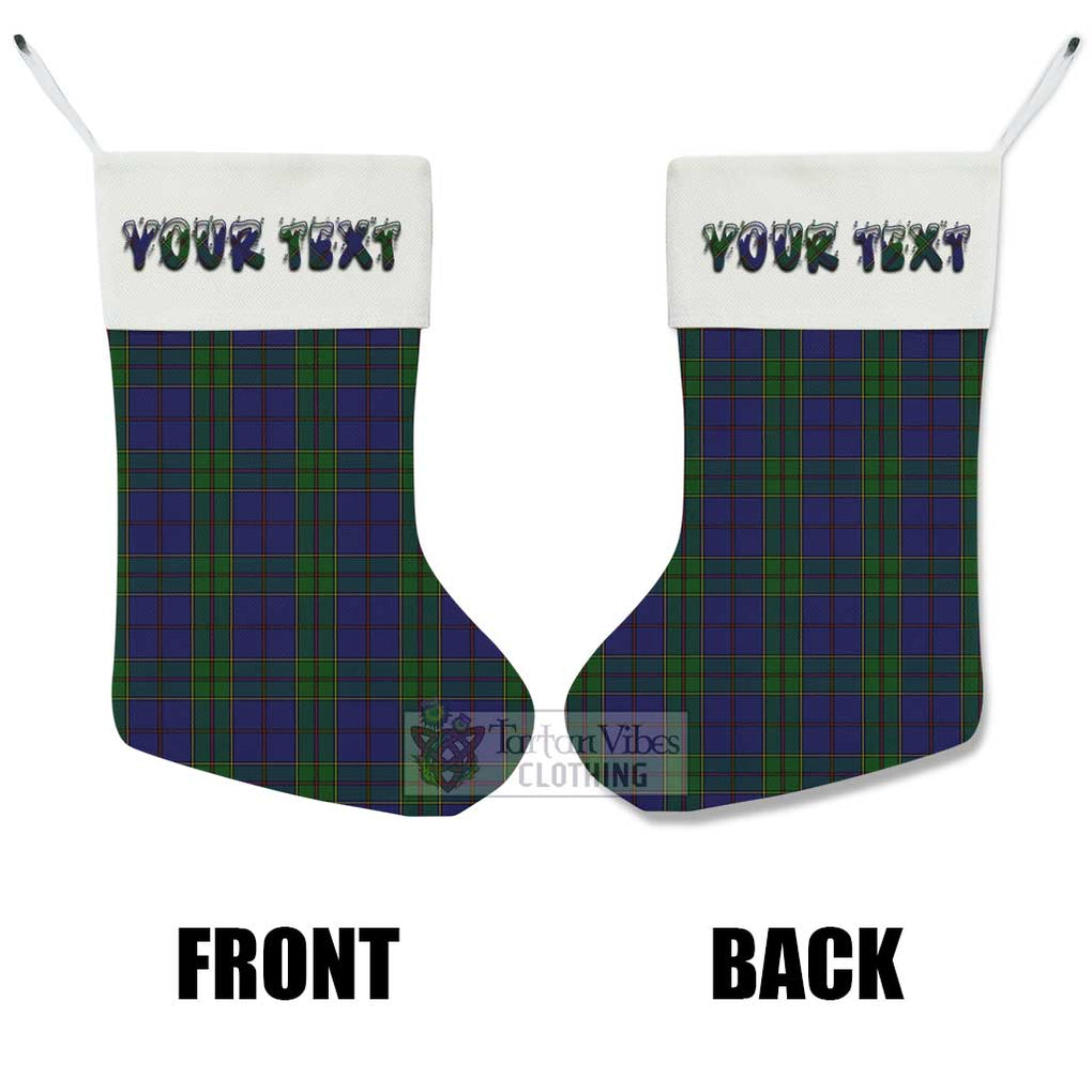 Tartan Vibes Clothing Strachan Tartan Christmas Stocking with Personalized Text