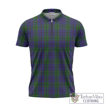 Strachan Tartan Zipper Polo Shirt