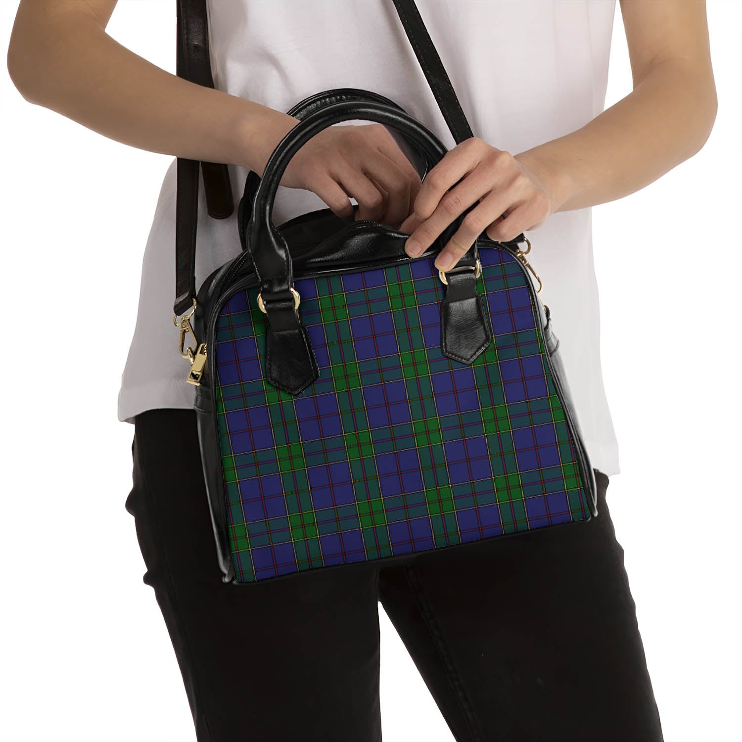 Strachan Tartan Shoulder Handbags - Tartanvibesclothing