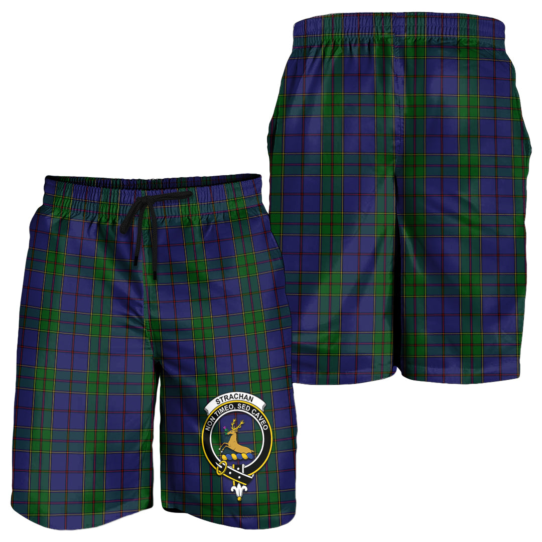 strachan-tartan-mens-shorts-with-family-crest