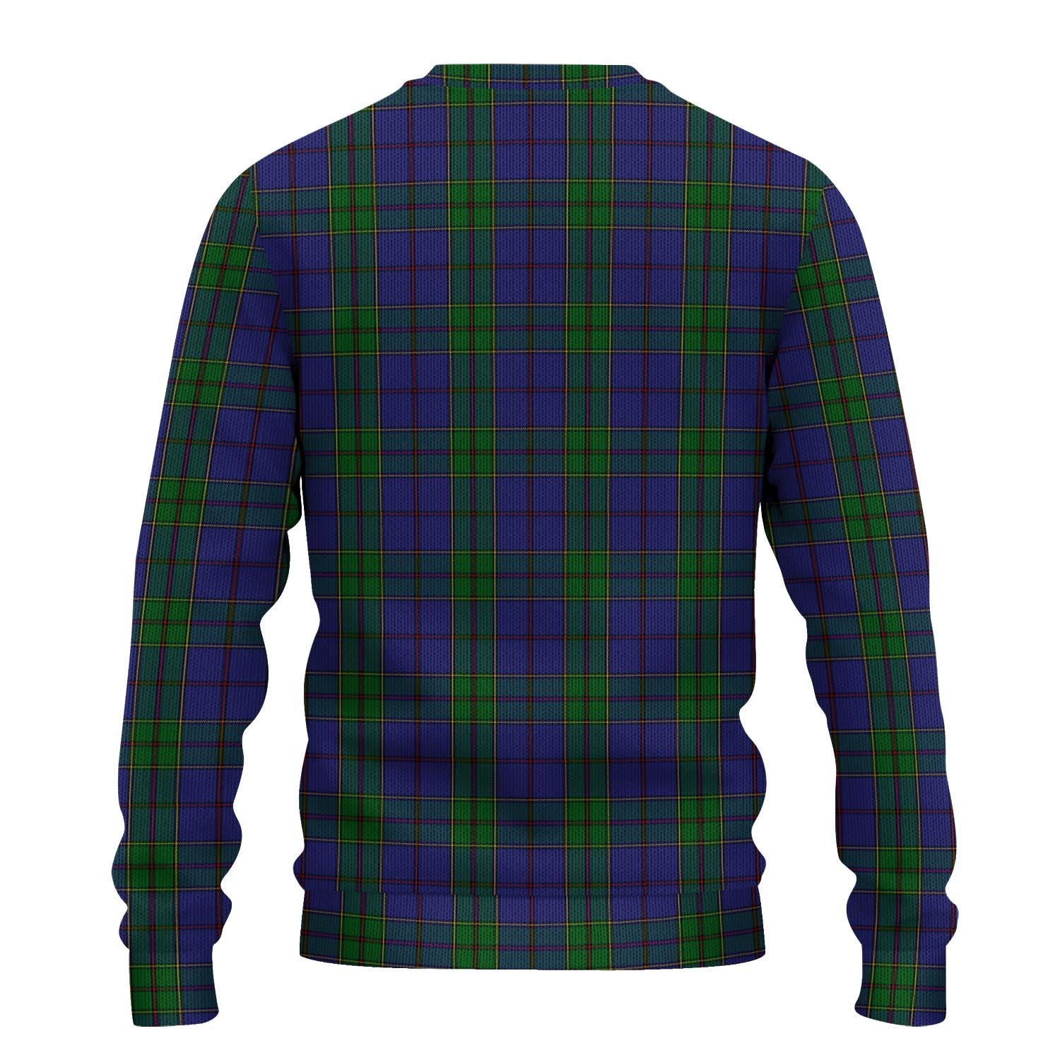 Strachan Tartan Knitted Sweater with Family Crest - Tartanvibesclothing