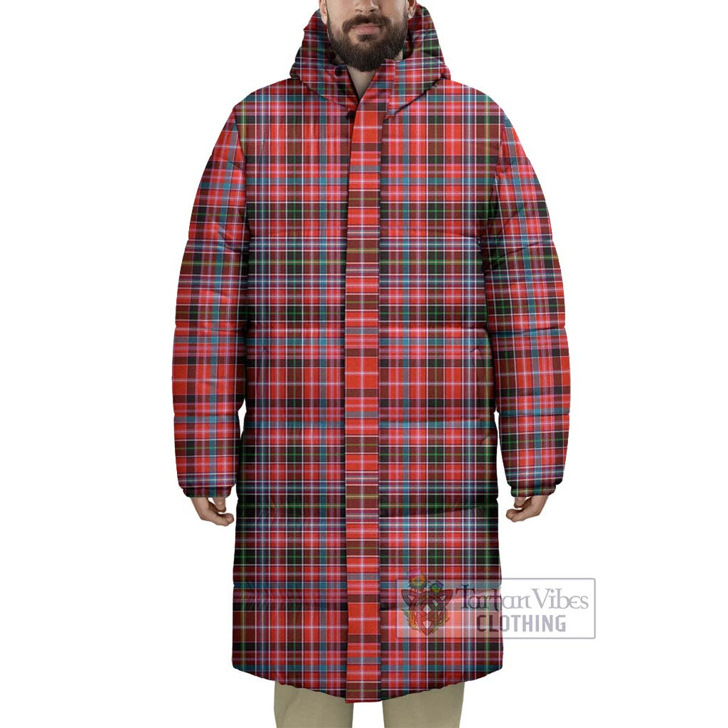 Tartan Vibes Clothing Straiton Tartan Long Down Jacket