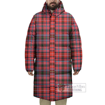 Straiton Tartan Long Down Jacket