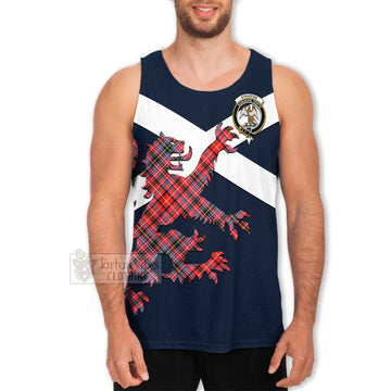 Straiton Tartan Lion Rampant Men's Tank Top  Proudly Display Your Heritage with Alba Gu Brath and Clan Name