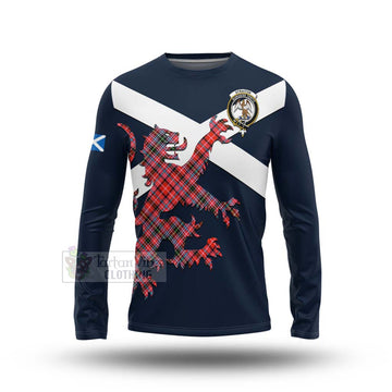 Straiton Tartan Lion Rampant Long Sleeve T-Shirt  Proudly Display Your Heritage with Alba Gu Brath and Clan Name