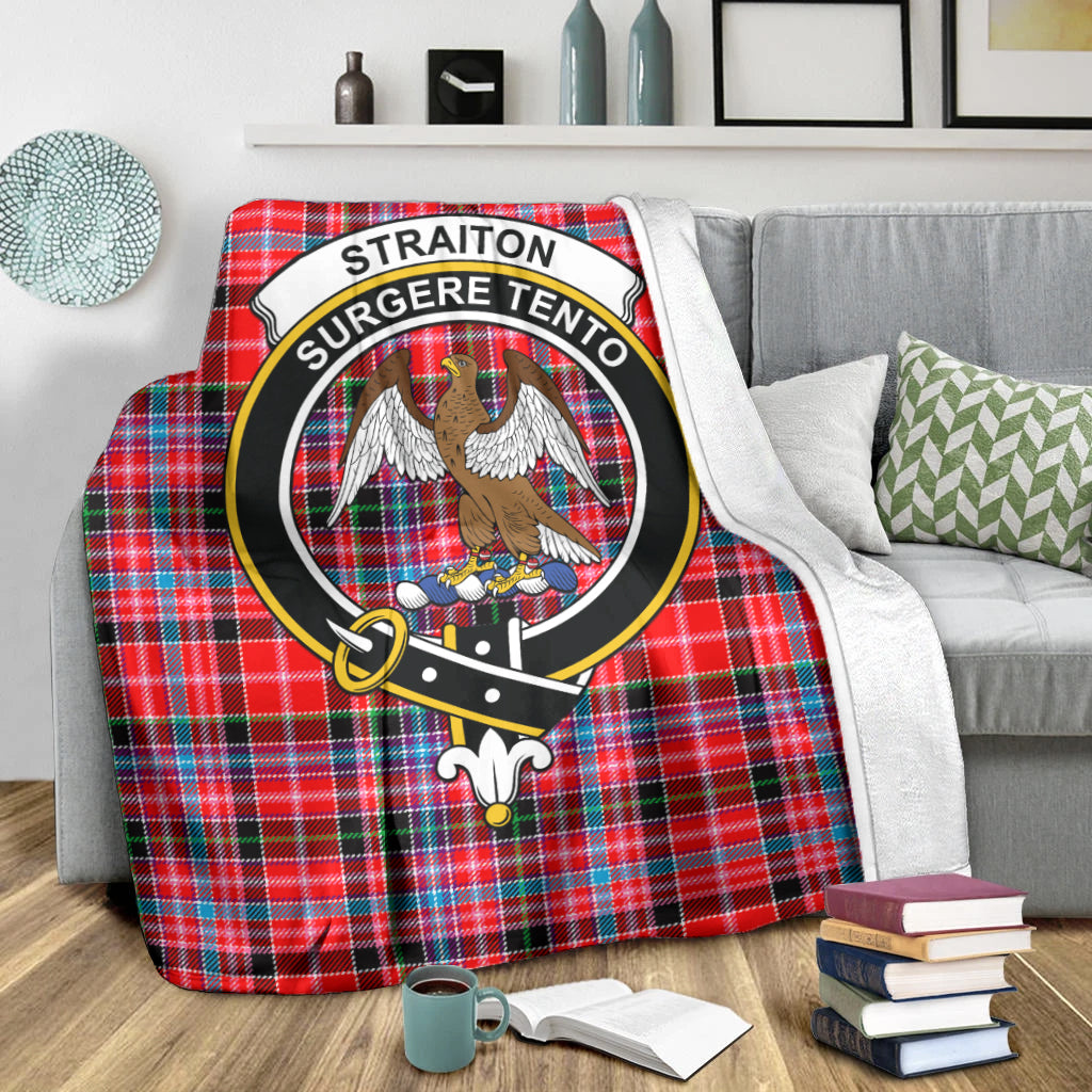 straiton-tartab-blanket-with-family-crest