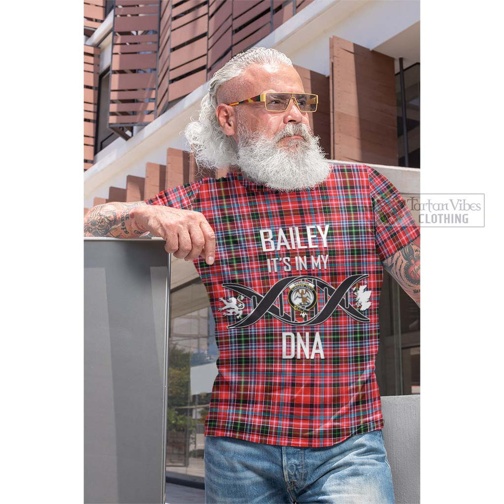 Tartan Vibes Clothing Straiton Tartan Cotton T-shirt with Family Crest DNA In Me Style