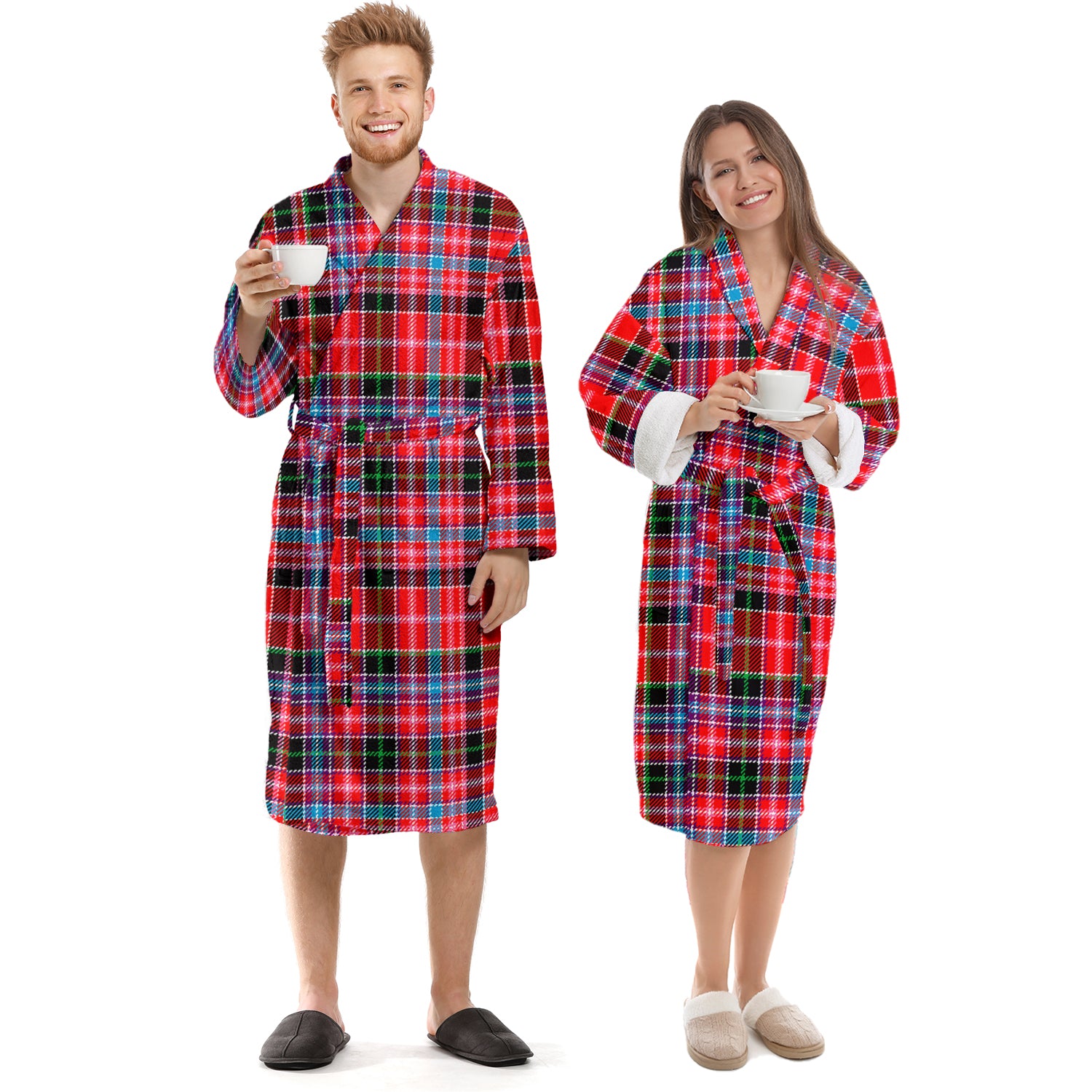 Straiton Tartan Bathrobe Unisex S - Tartan Vibes Clothing