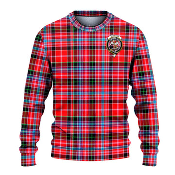 Straiton Tartan Ugly Sweater with Family Crest