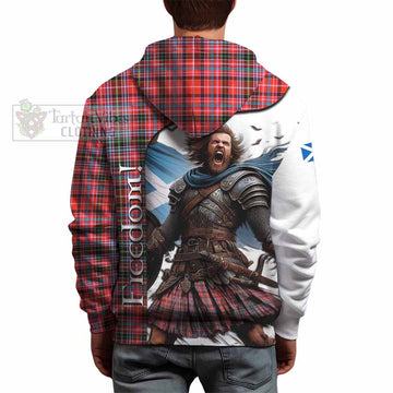 Straiton Crest Tartan Hoodie Inspired by the Freedom of Scottish Warrior