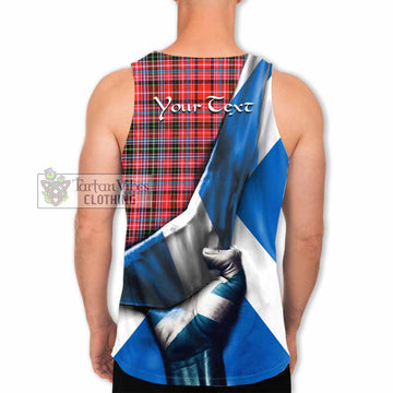 Straiton Tartan Men's Tank Top with Family Crest Scotland Patriotic Style