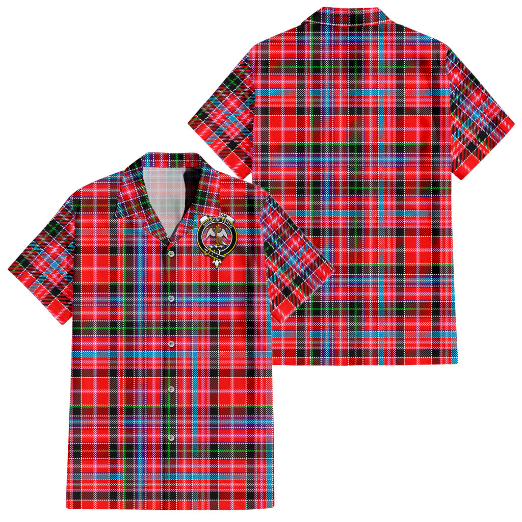 straiton-tartan-short-sleeve-button-down-shirt-with-family-crest