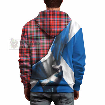 Straiton Tartan Hoodie with Family Crest Scotland Patriotic Style