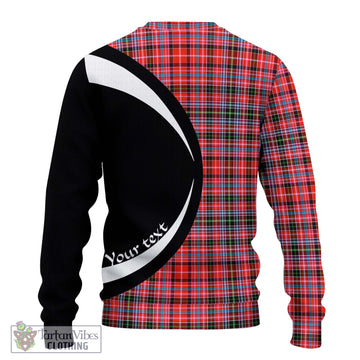 Straiton Tartan Ugly Sweater with Family Crest Circle Style