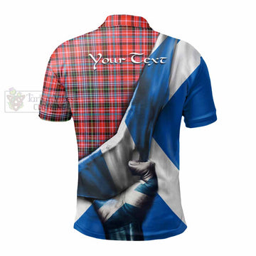 Straiton Tartan Polo Shirt with Family Crest Scotland Patriotic Style