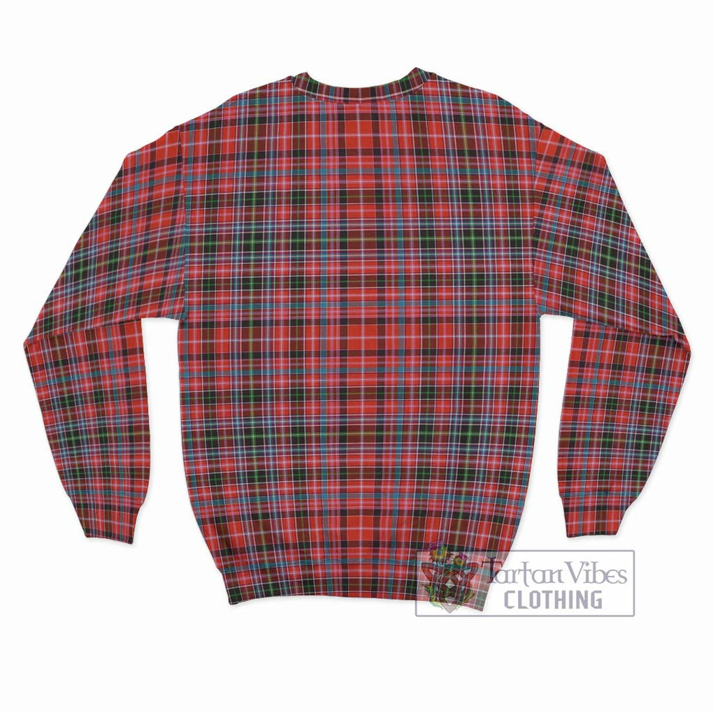 Straiton Tartan Sweatshirt with Family Crest DNA In Me Style - Tartanvibesclothing Shop