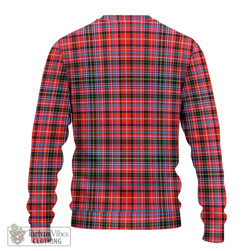 Straiton Tartan Knitted Sweater with Family Crest DNA In Me Style - Tartanvibesclothing Shop