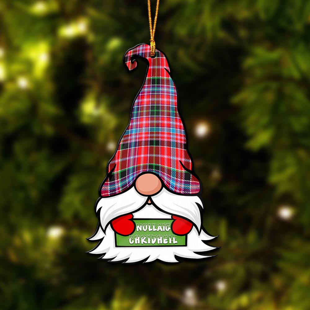 Straiton Gnome Christmas Ornament with His Tartan Christmas Hat - Tartan Vibes Clothing