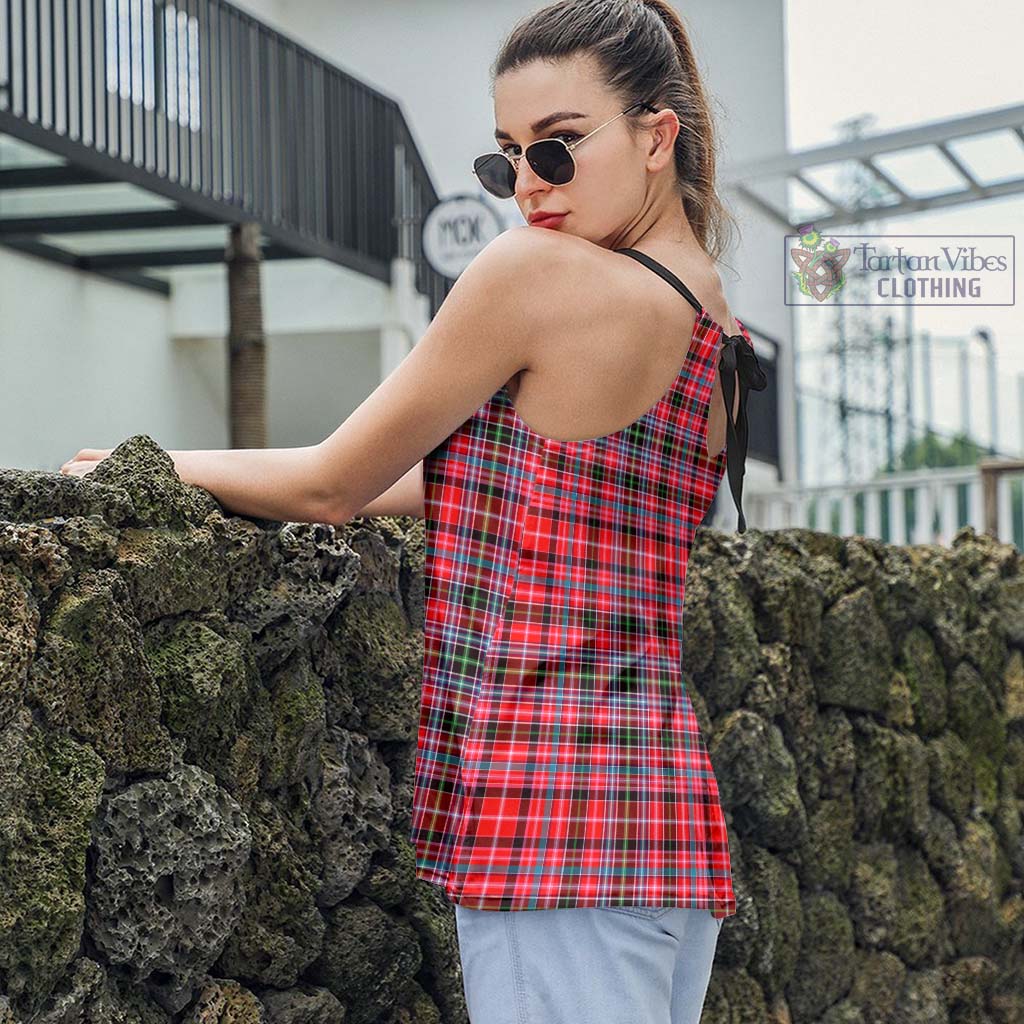 Tartan Vibes Clothing Straiton Tartan Loose Halter Neck Camisole