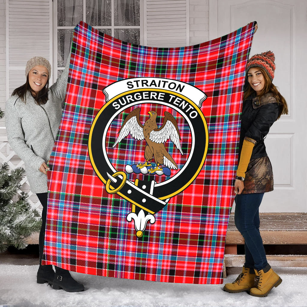 straiton-tartab-blanket-with-family-crest