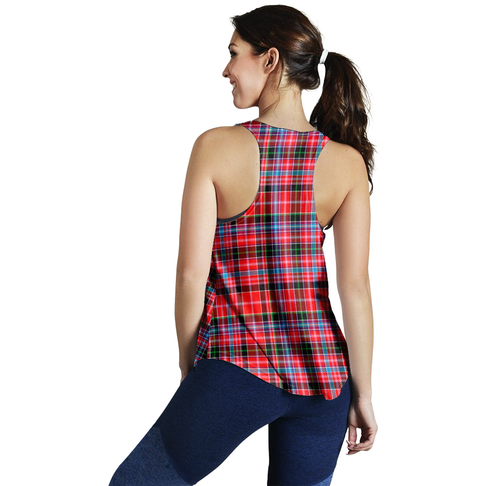 straiton-tartan-women-racerback-tanks-with-family-crest