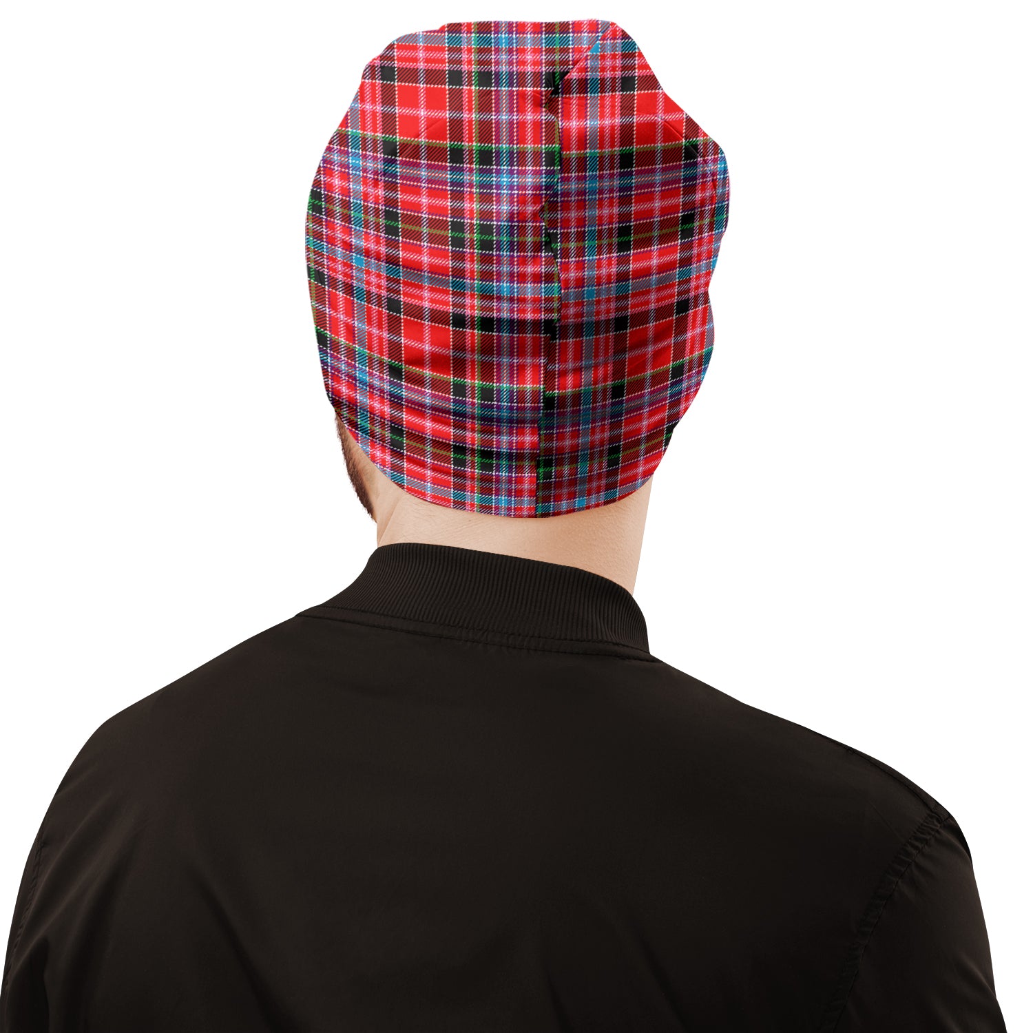 Straiton Tartan Beanies Hat with Family Crest - Tartan Vibes Clothing