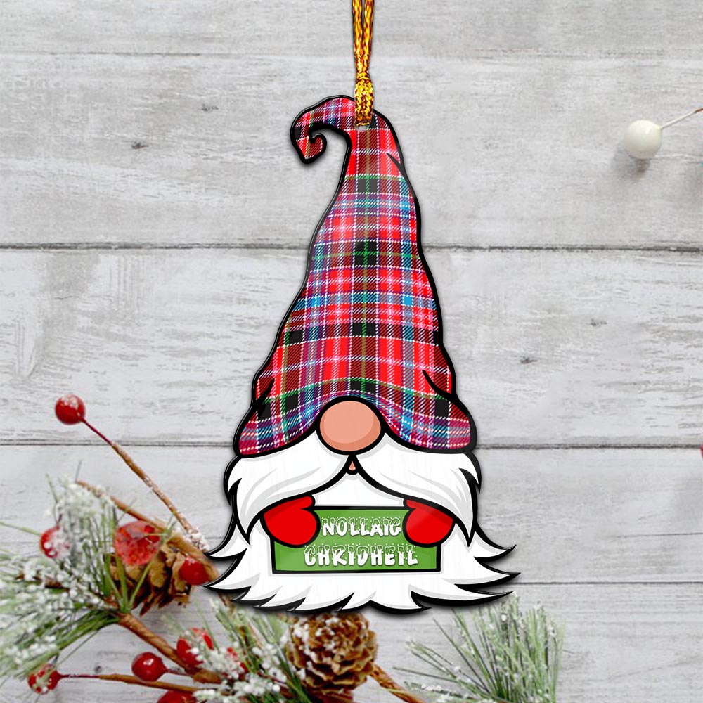 Straiton Gnome Christmas Ornament with His Tartan Christmas Hat - Tartan Vibes Clothing