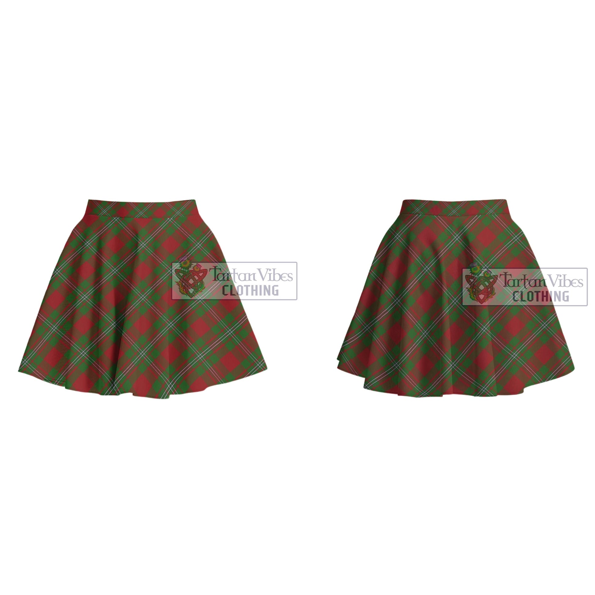 Tartan Vibes Clothing Strang Tartan Women's Plated Mini Skirt