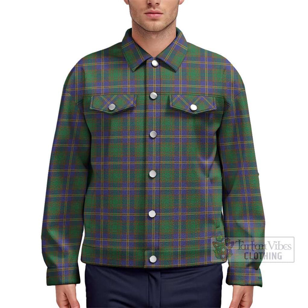 Strang of Balkaskie Tartan Unisex Lapel Cotton Jacket Unisex - Tartan Vibes Clothing