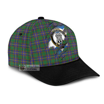 Strang of Balkaskie Tartan Classic Cap with Family Crest In Me Style