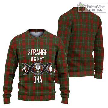 Strange (Strang) Tartan Knitted Sweater with Family Crest DNA In Me Style