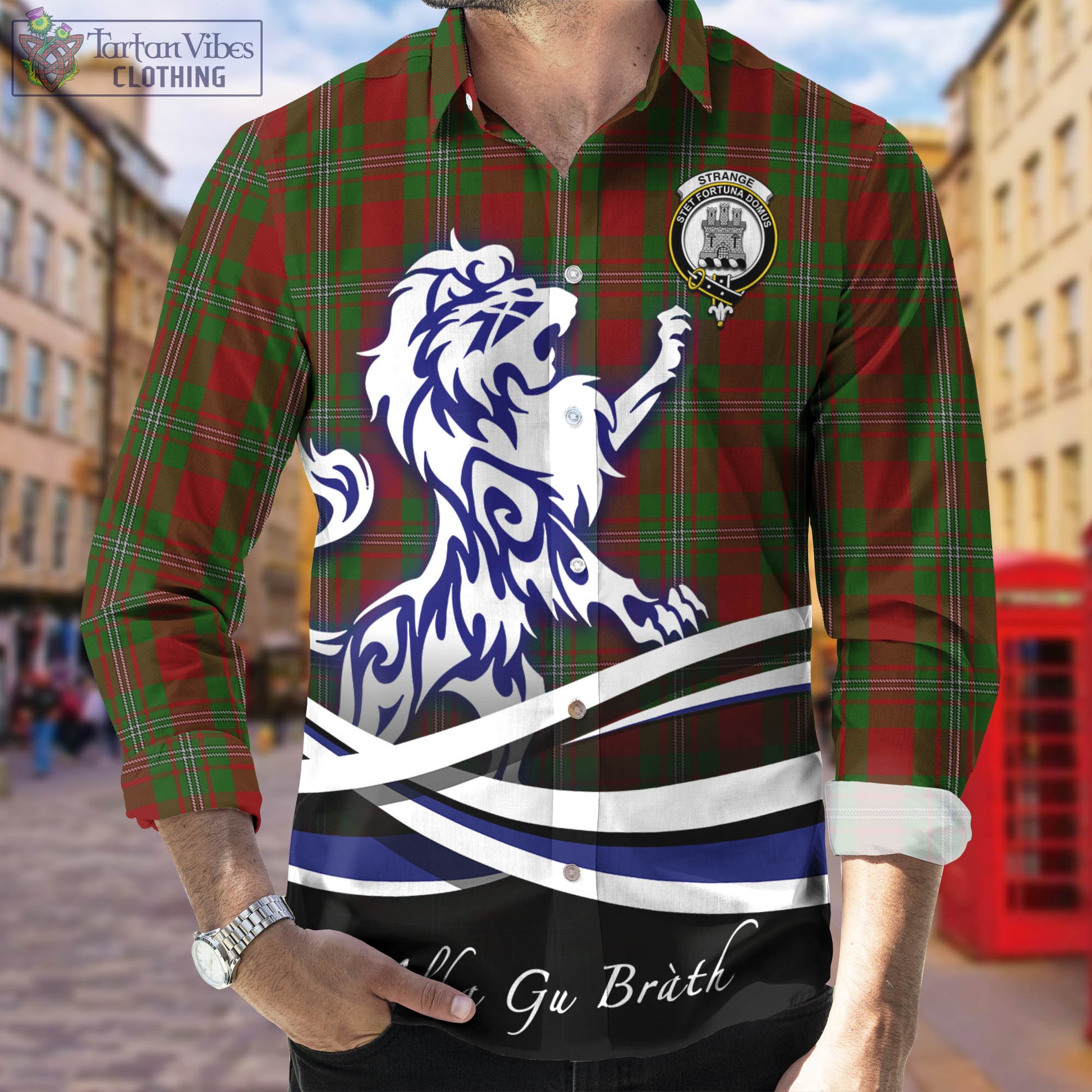 strange-tartan-long-sleeve-button-up-shirt-with-alba-gu-brath-regal-lion-emblem