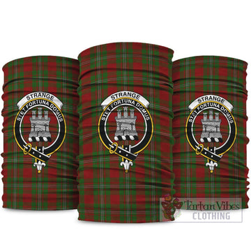 Strange (Strang) Tartan Neck Gaiters, Tartan Bandanas, Tartan Head Band with Family Crest