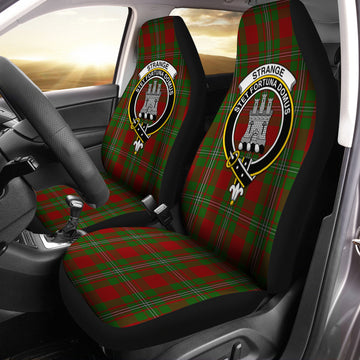 Strange (Strang) Tartan Car Seat Cover with Family Crest One Size - Tartan Vibes Clothing
