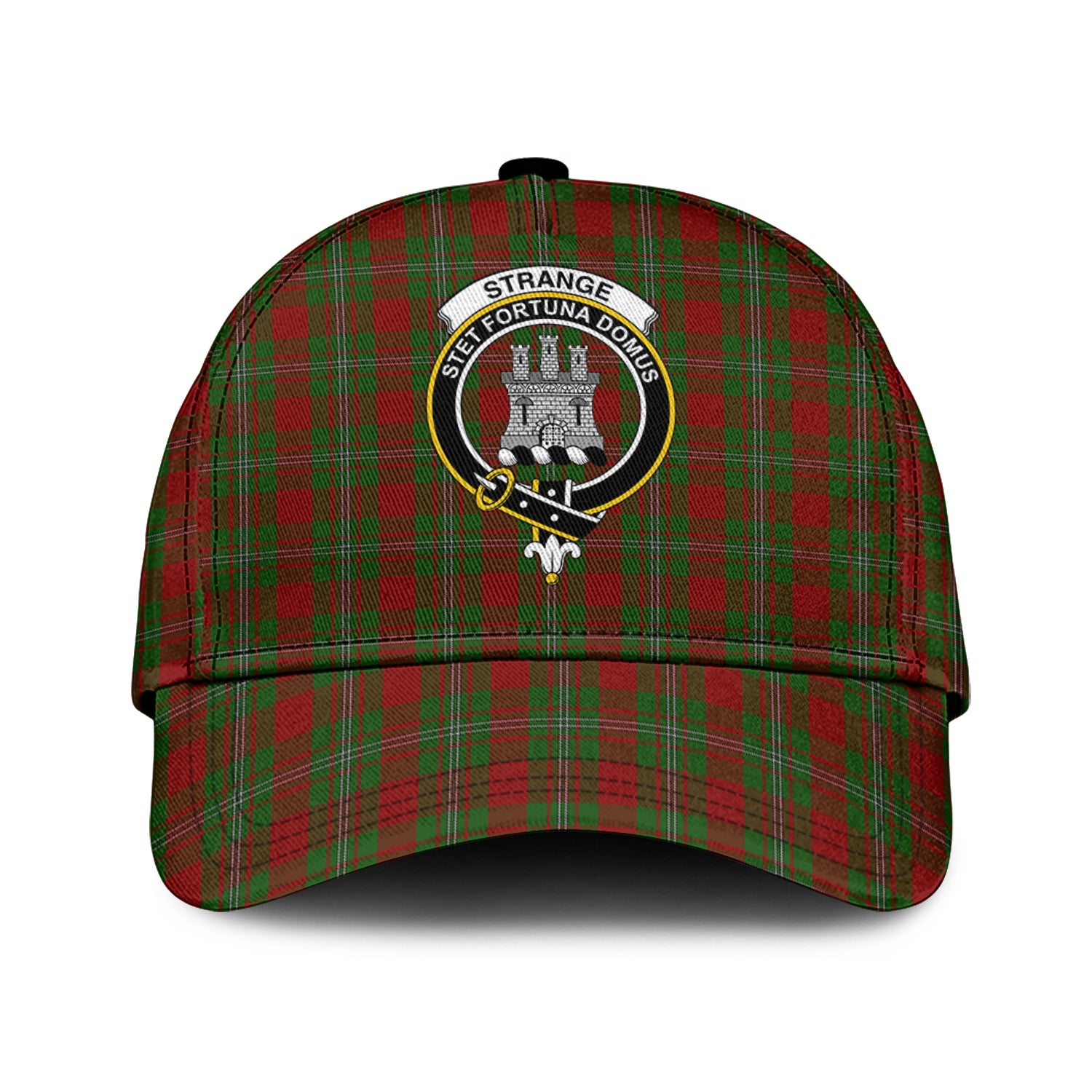 Strange (Strang) Tartan Classic Cap with Family Crest Classic Cap Universal Fit - Tartan Vibes Clothing