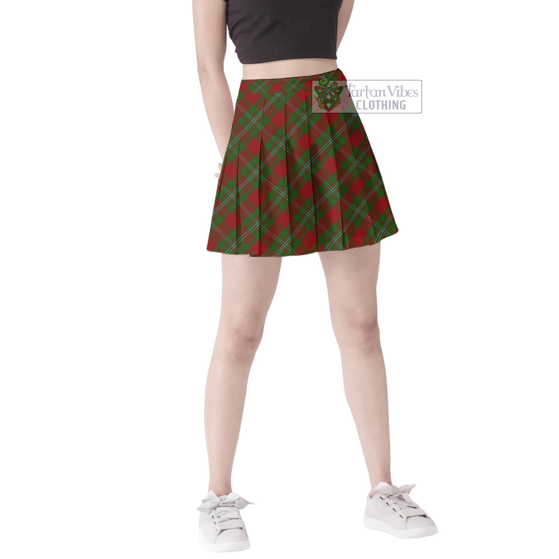 Tartan Vibes Clothing Strange Tartan Women's Plated Mini Skirt