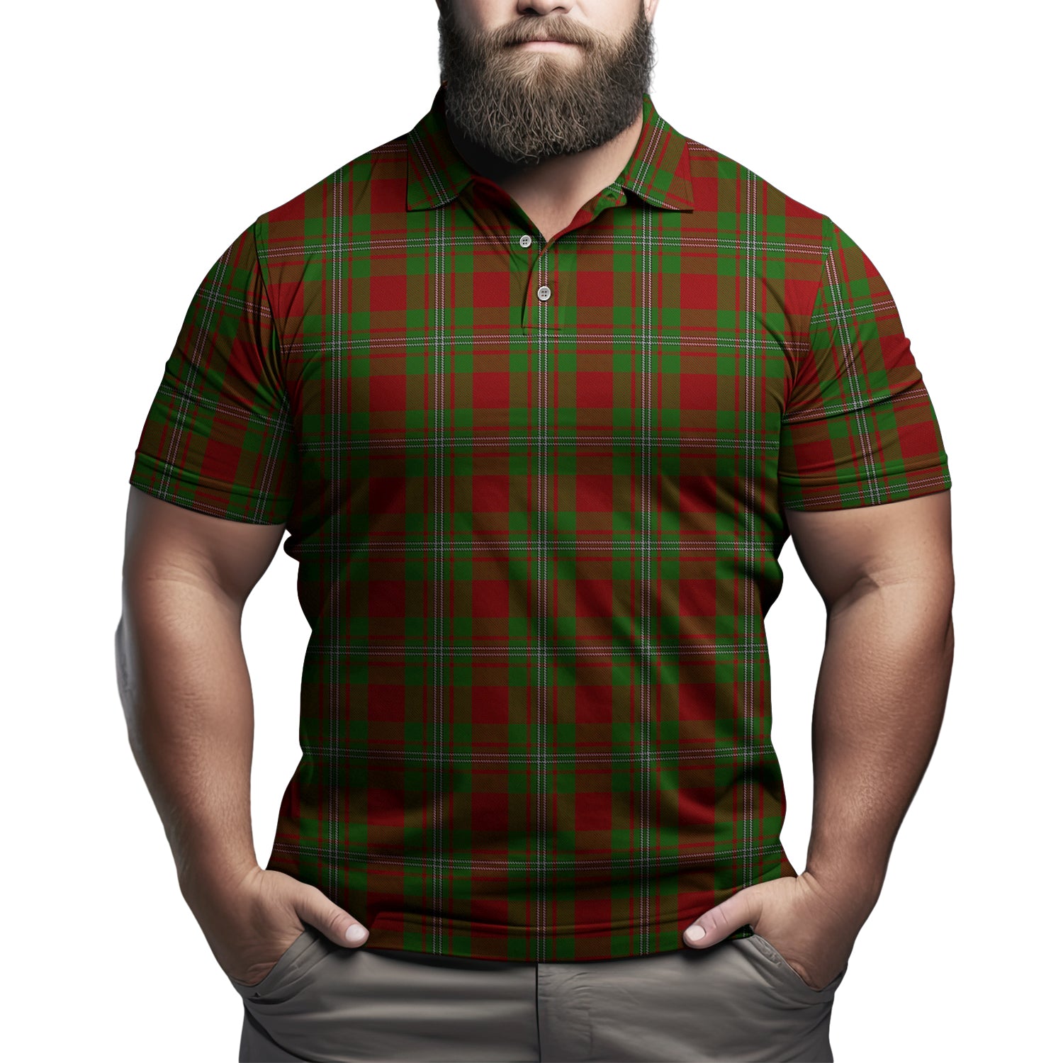 Strange (Strang) Tartan Mens Polo Shirt Kid - Tartan Vibes Clothing