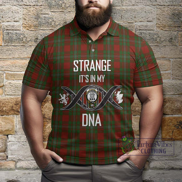 Strange (Strang) Tartan Polo Shirt with Family Crest DNA In Me Style