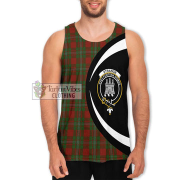 Strange (Strang) Tartan Men's Tank Top with Family Crest Circle Style