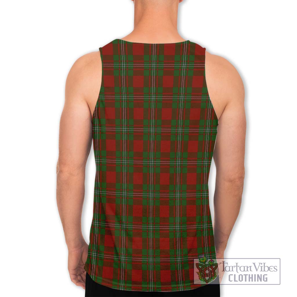 Tartan Vibes Clothing Strange Tartan Men's Tank Top with Family Crest DNA In Me Style